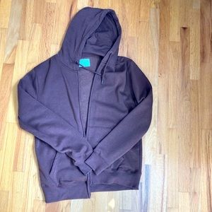 Brown hoodie from Urban Heritage in a size large